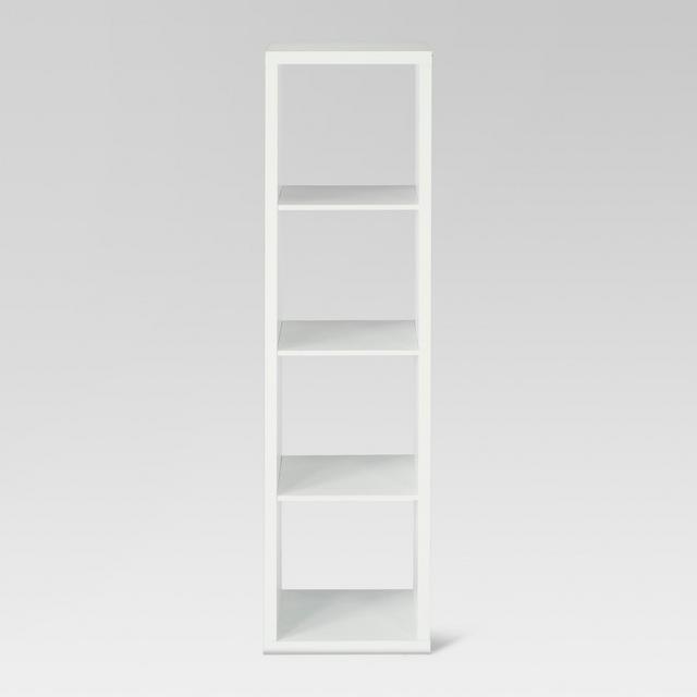 4-Cube Vertical Organizer Shelf White 13" - Threshold™