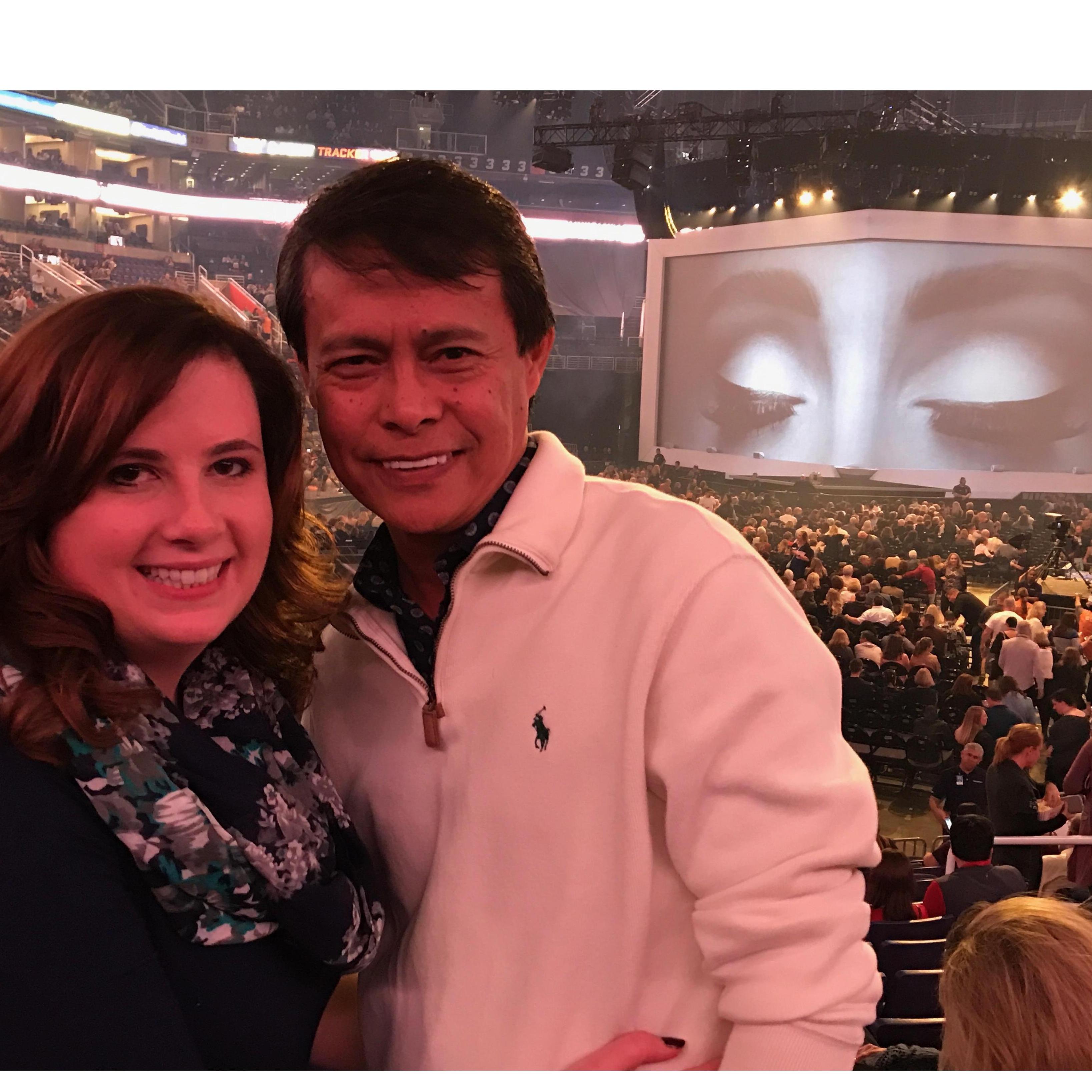 Ren`s very first concert to see THE Adele.