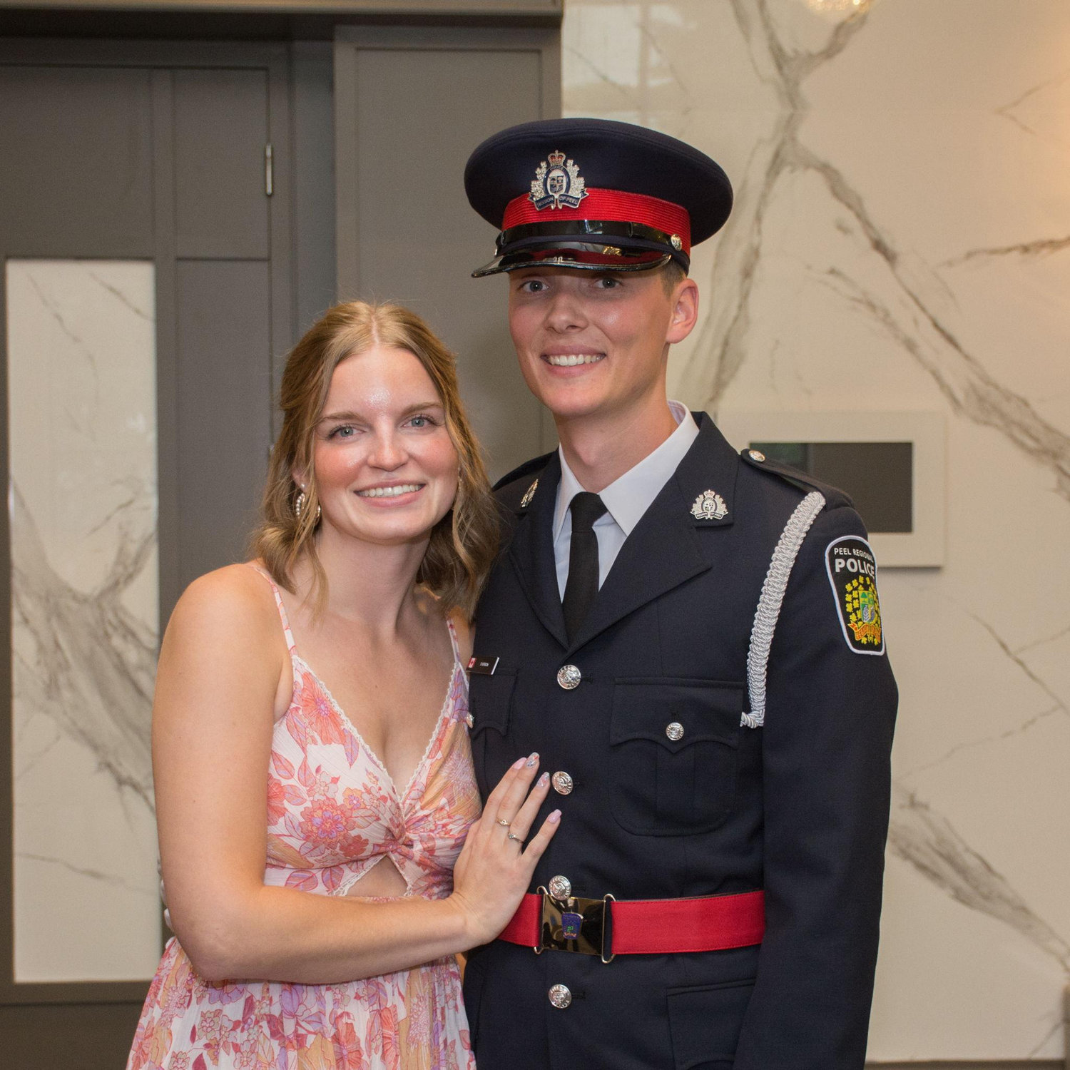 Finally all of Matt's hard work paid off as he got his dream job with Peel Regional Police