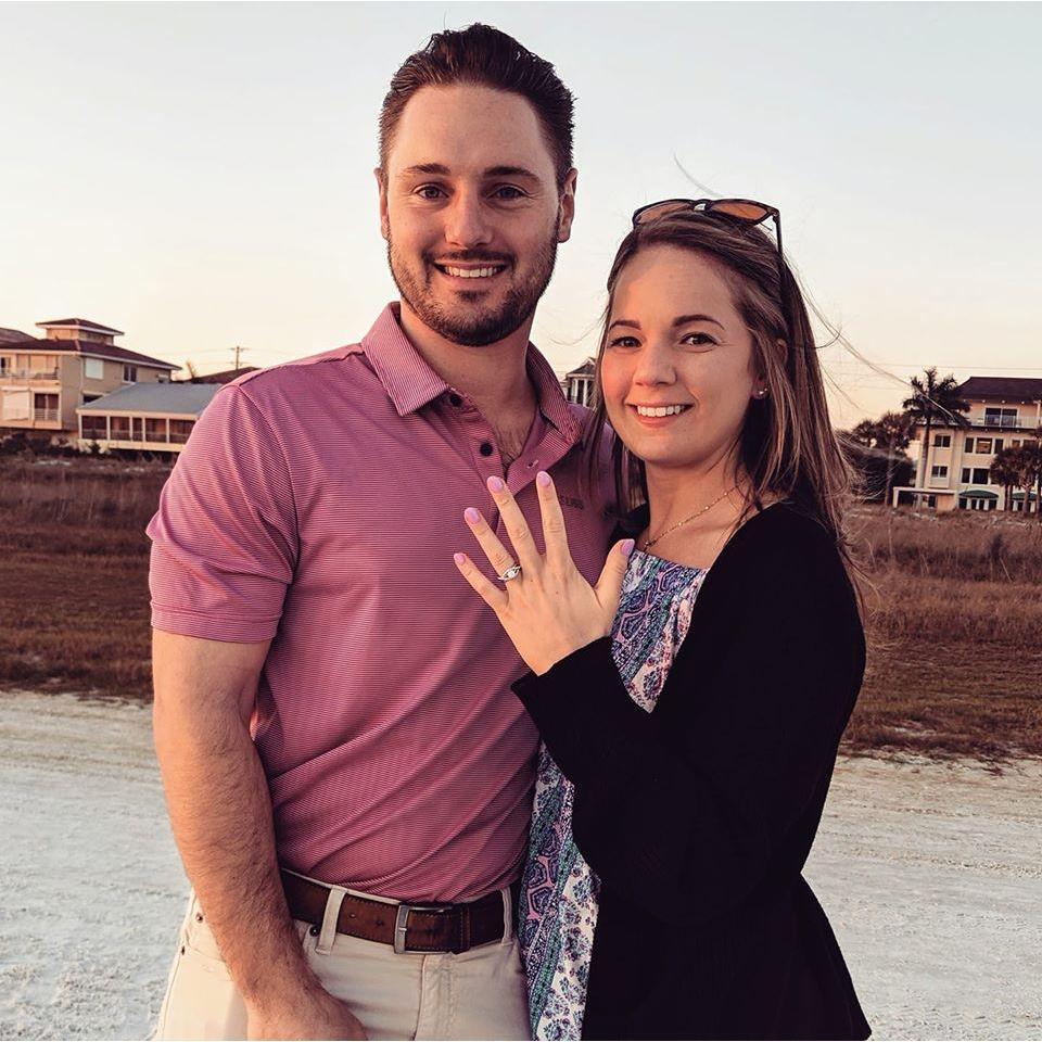 Right after Austin proposed on Siesta Key Beach in Florida. I was SO shocked!! I am so grateful that he involved my grandparents❤️