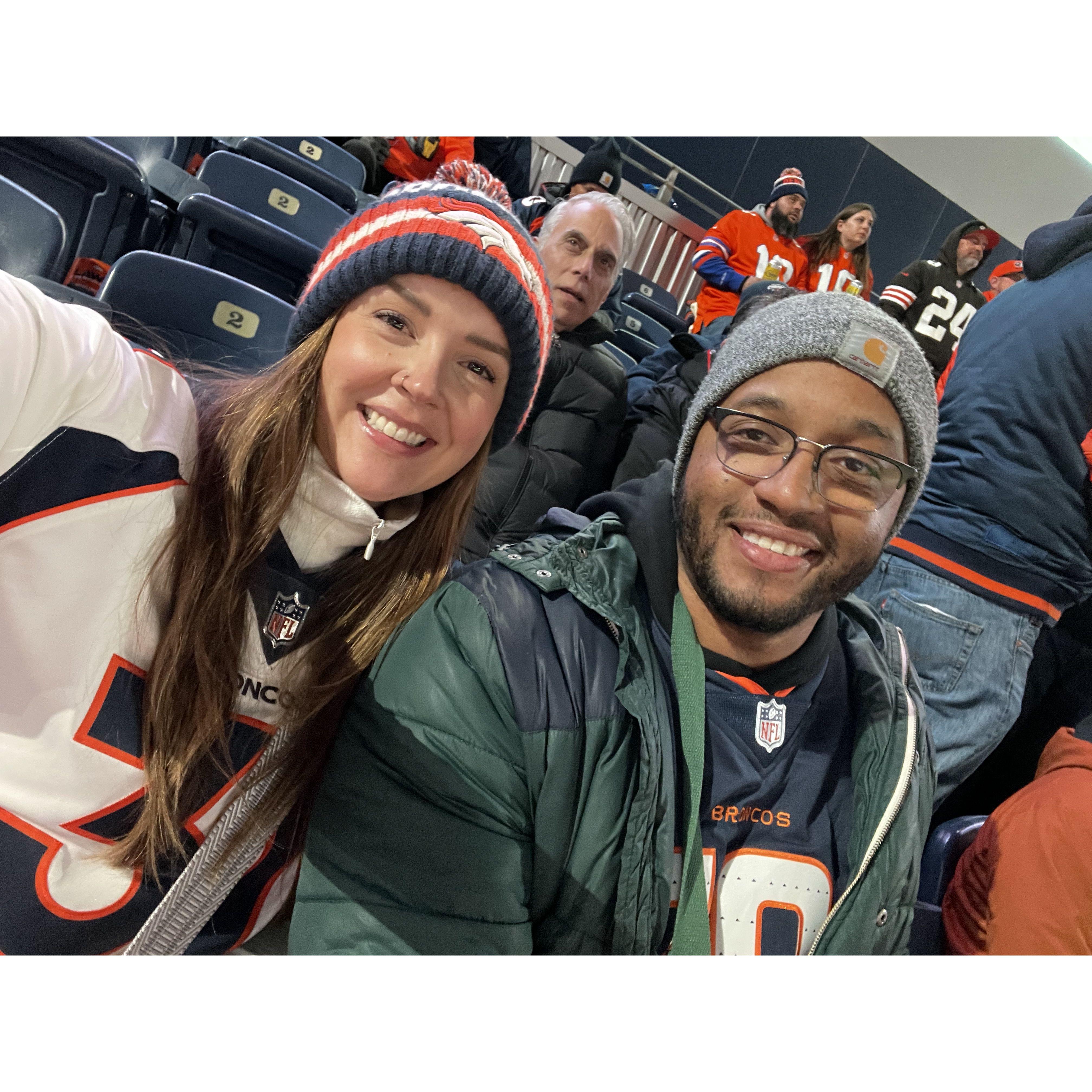 Monday Night Football, December 2024. Big Broncos fans!