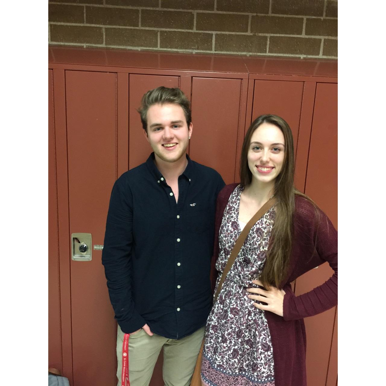 One of the first pictures we took together in 2015