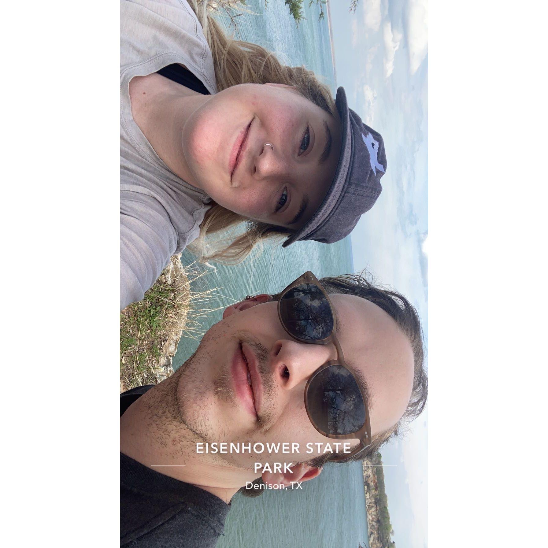 Our 1st TX Hike -- Eisenhower State Park