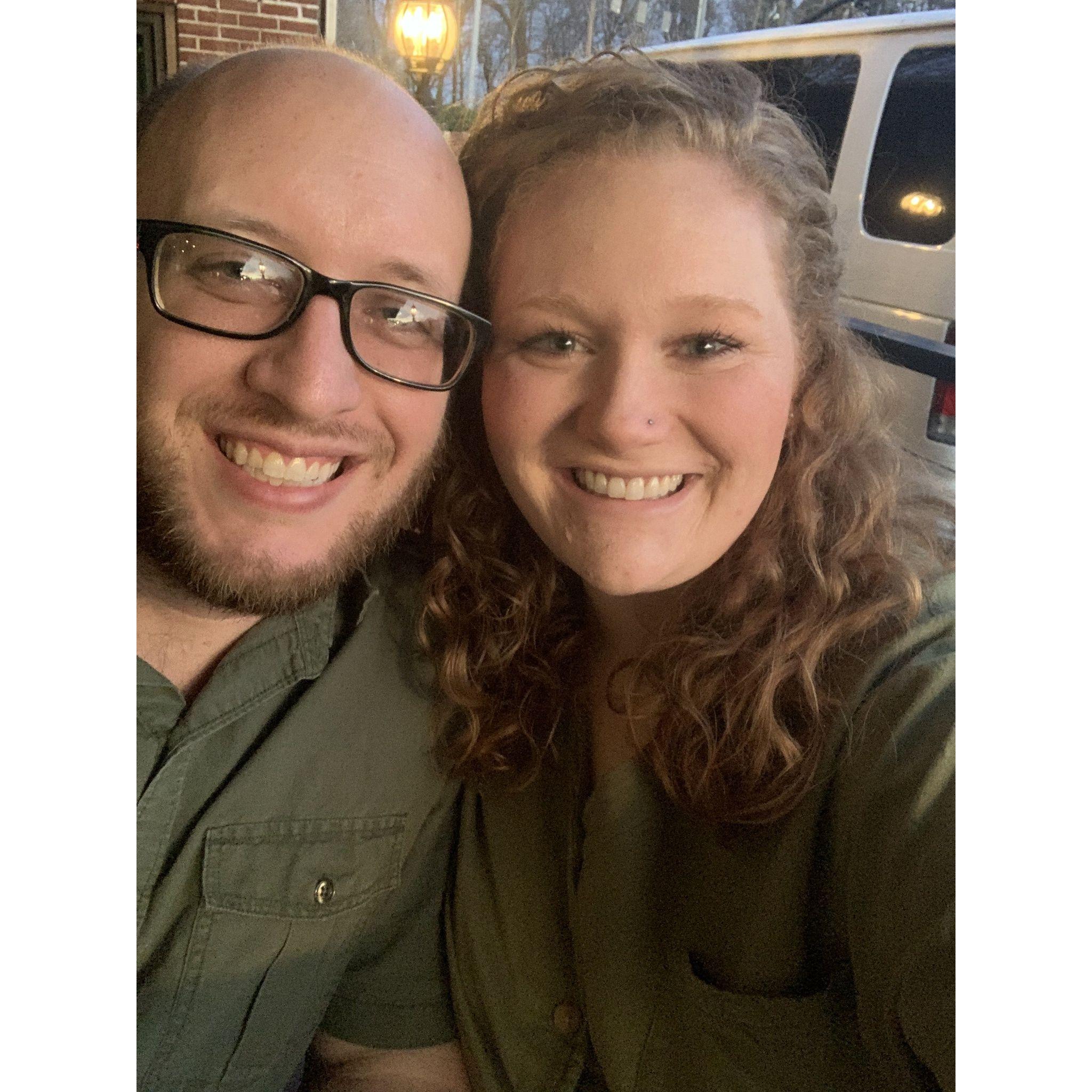 Wearing our green for St. Patrick's Day (March 2022)