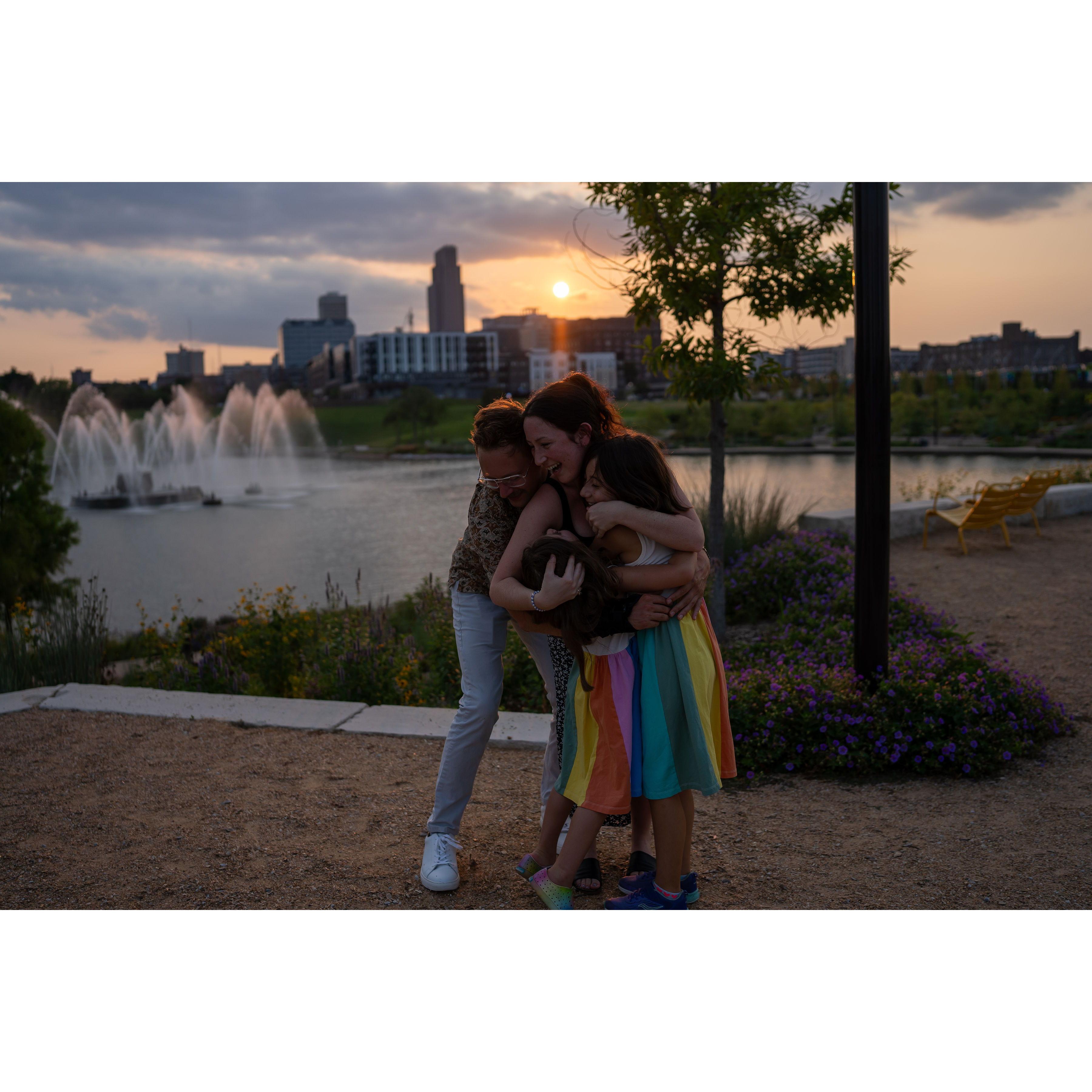 Eloise and Amelia wasted NO time asking to be our flower girls.