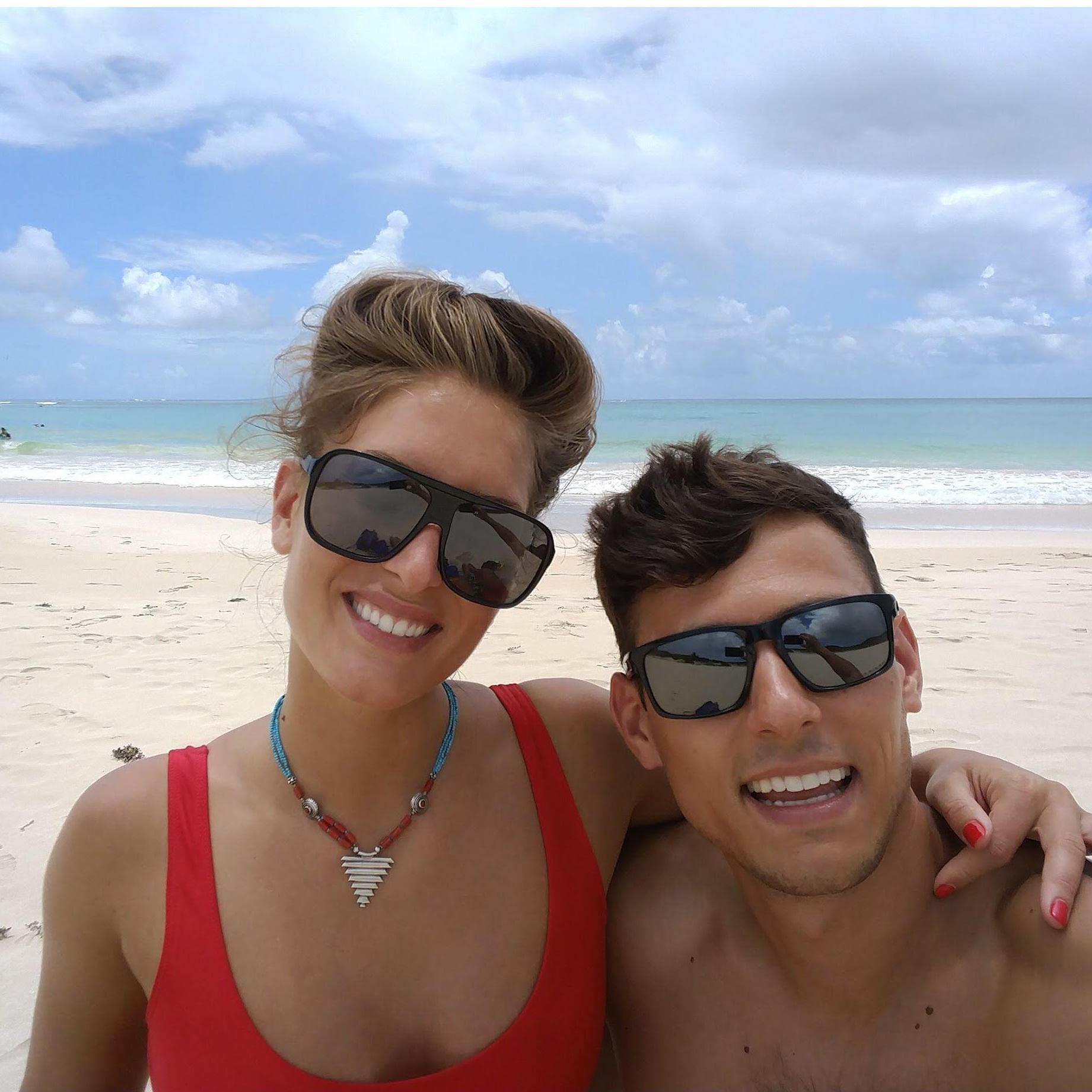 Our first vacation together in Vieques, PR.