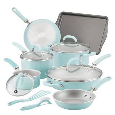 Rachael Ray Create Delicious 13pc Aluminum Nonstick Cookware Set