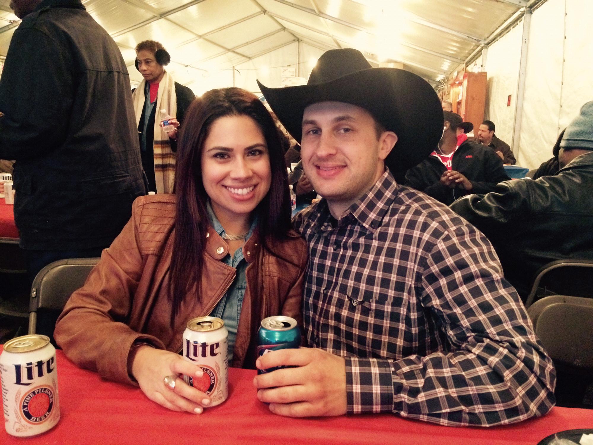 A Michigan man at the Texas Rodeo.
