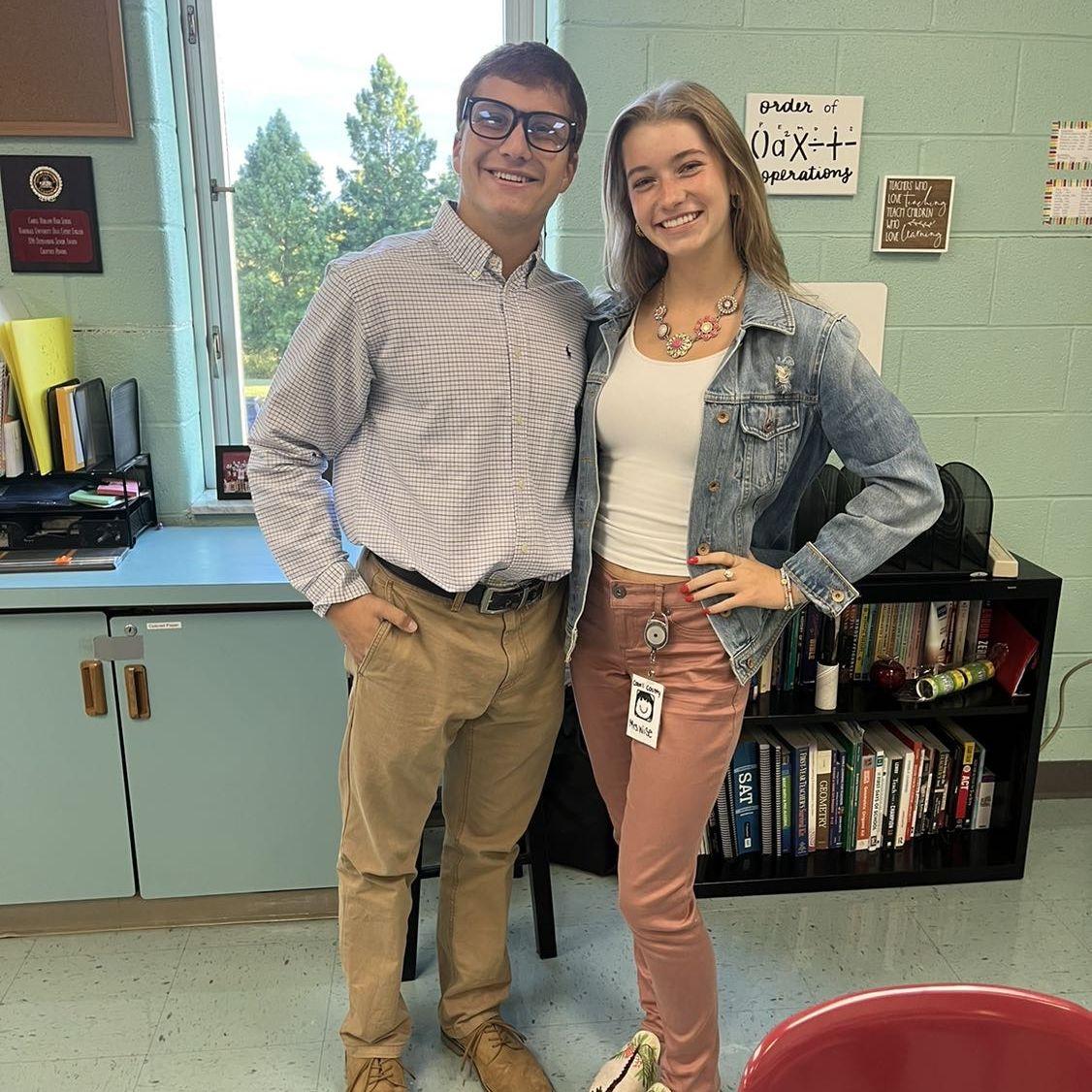 Senior year: dress like your favorite teacher day