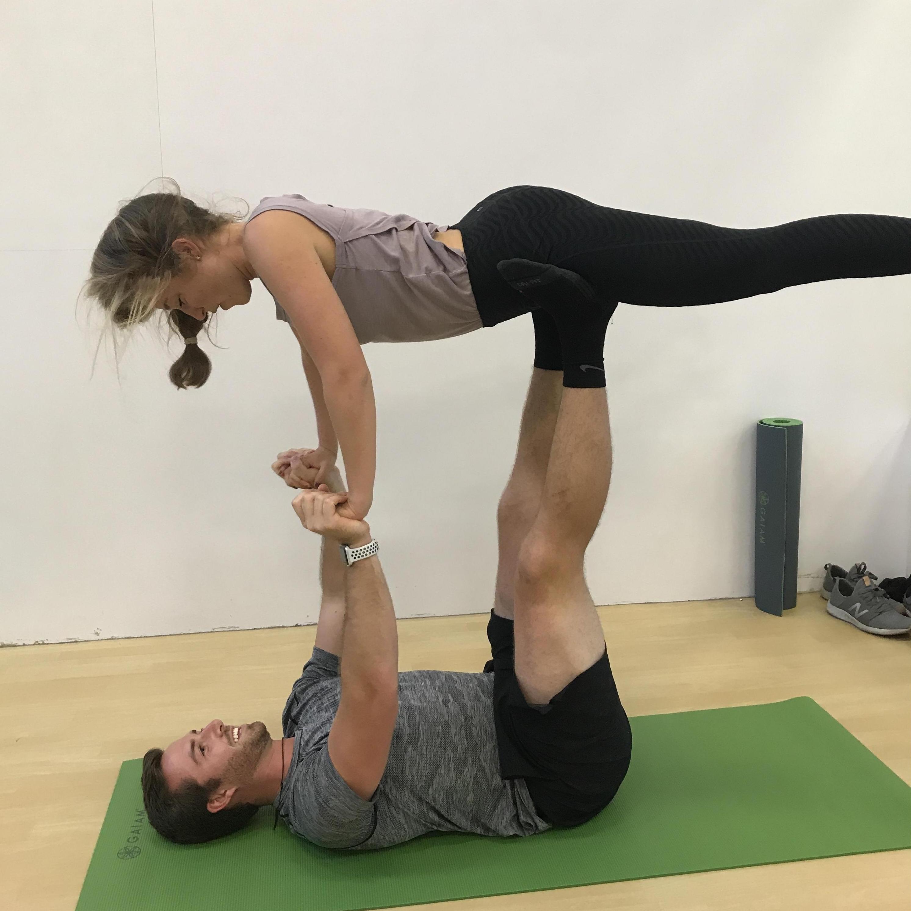 Got into acroyoga at UF!