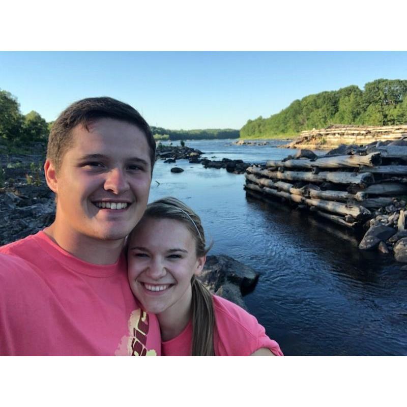 Korissa spent the summer of 2018 falling more in love with Colby and his state of Maine. This picture was taken along the river near his family's home. July 27th, 2018