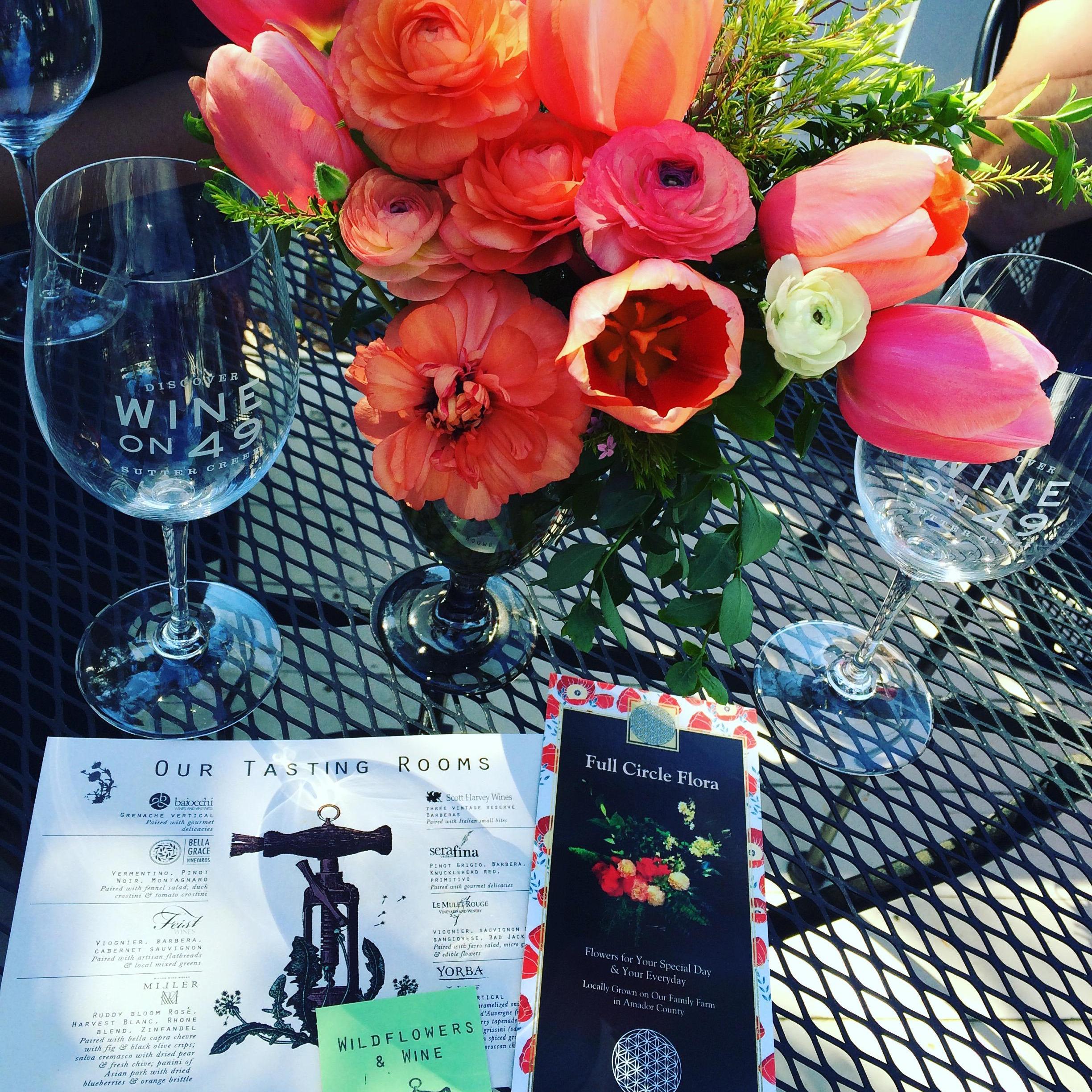 Every year Eric's endures going to Wildflowers & Wine in Sutter Creek (he won't admit he enjoys it)