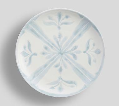 Chambray Tile Stoneware Salad Plates (Set of 4)