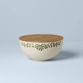 Holiday Serving Bowl with Lid