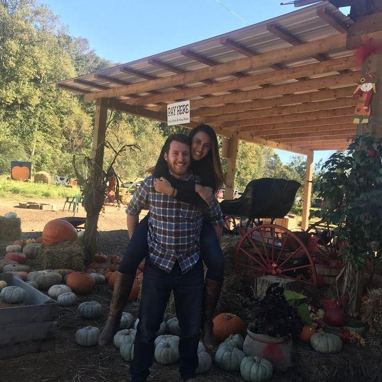 Pumpkin picking in Northern Georgia