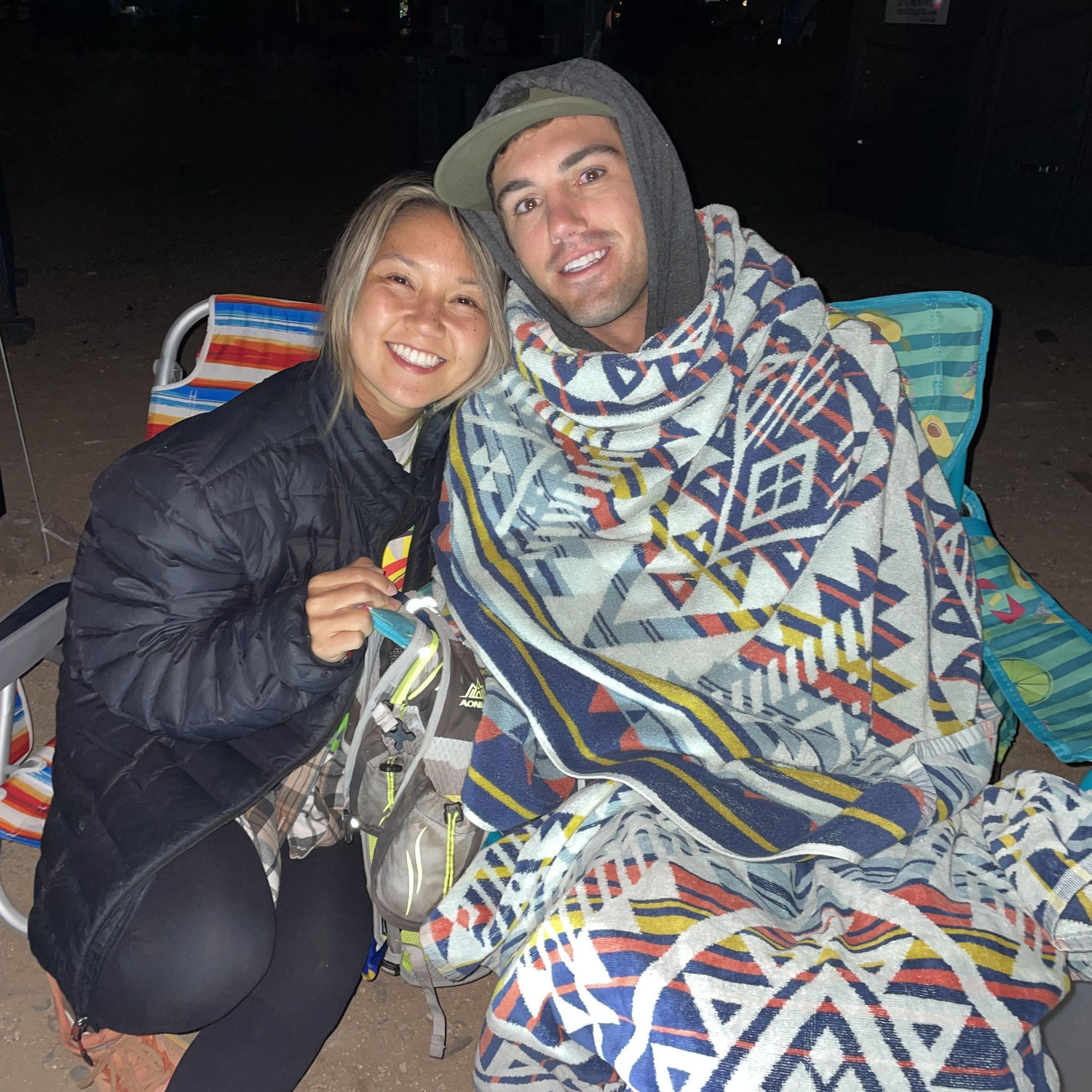 He loves his endurance sports! Post Javelina Hundred in Arizona.
