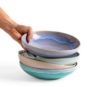 Pasta Bowl Stack: The Seaglass Collection