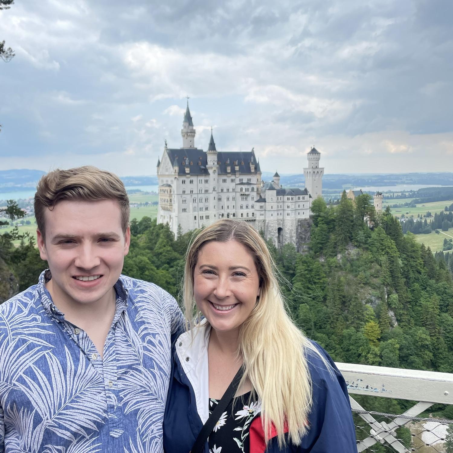 Neuschwanstein Castle in Bavaria, Germany - June 2023