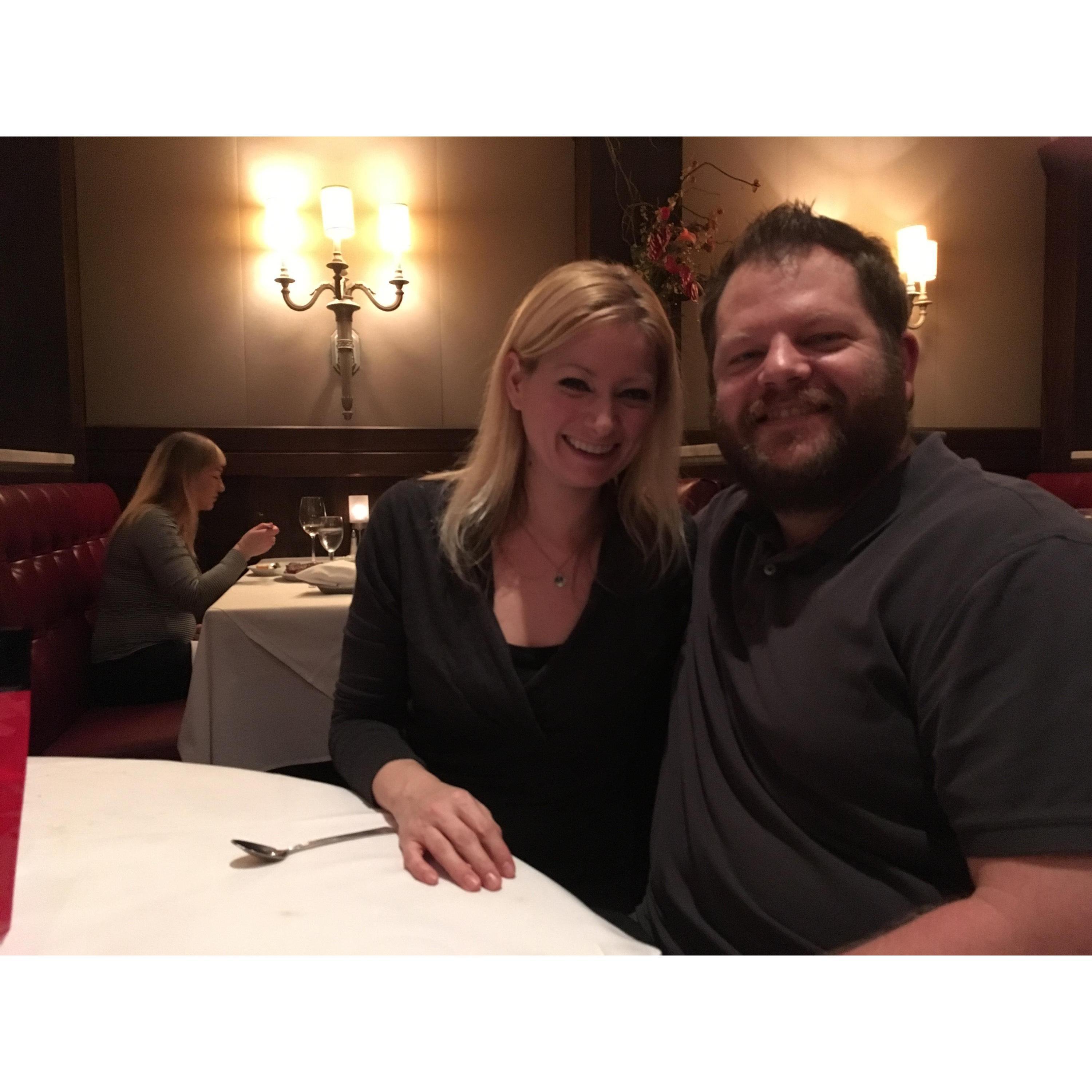 Dinner at Ruth's Chris; 2017