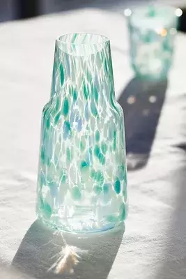Charlie Confetti Glass Carafe