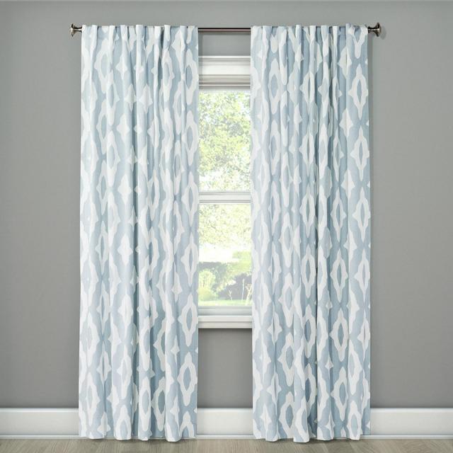 84"x54" Light Filtering Curtain Panel Summer Blue - Project 62™