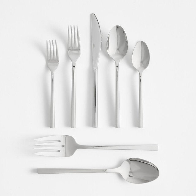 Luna Mirror Stainless Steel Flatware, Set of 42