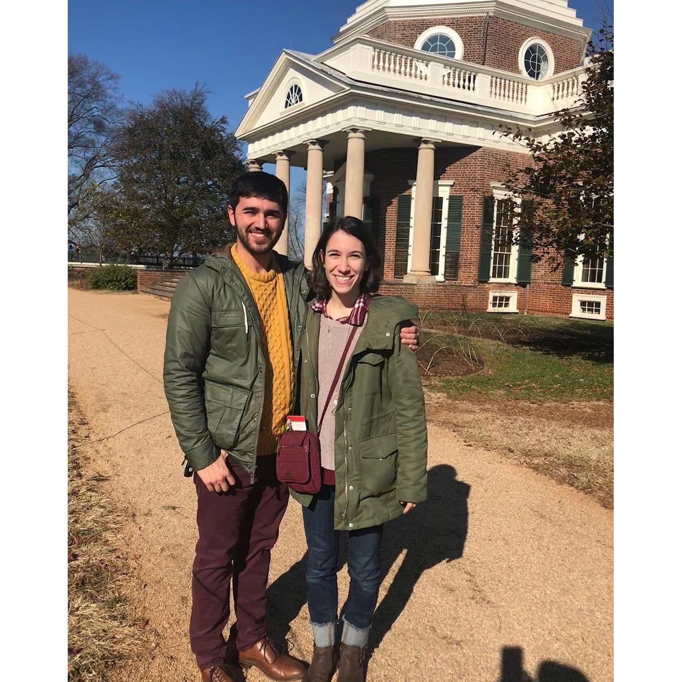 Third Anniversary Visit to Monticello/Charlottesville
