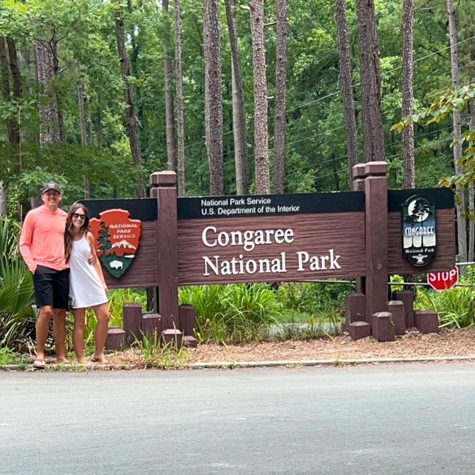 Leaving Charleston for a day to cross off Congaree National Park (don't Google it if you have a fear of incredibly huge spiders) and North Carolina.