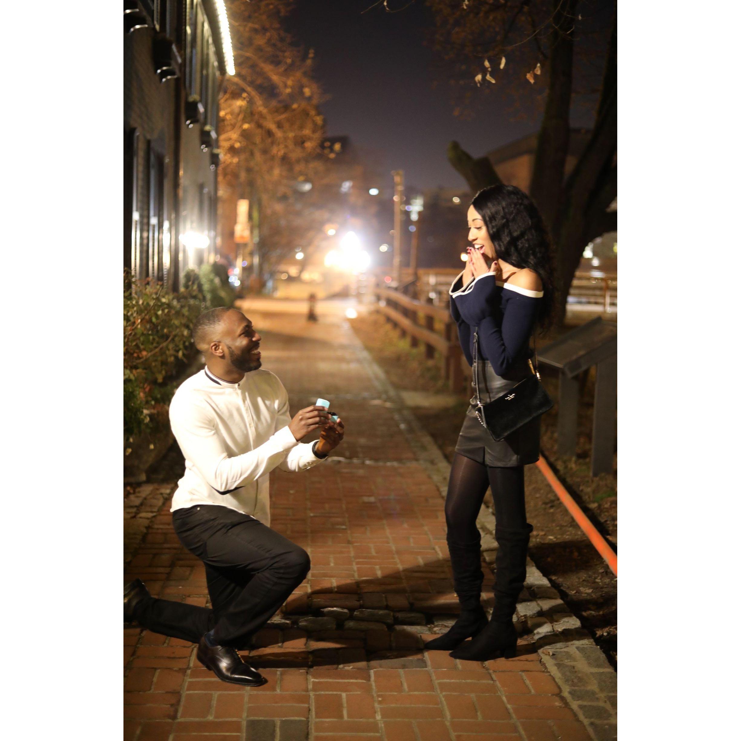 She said "YES!"