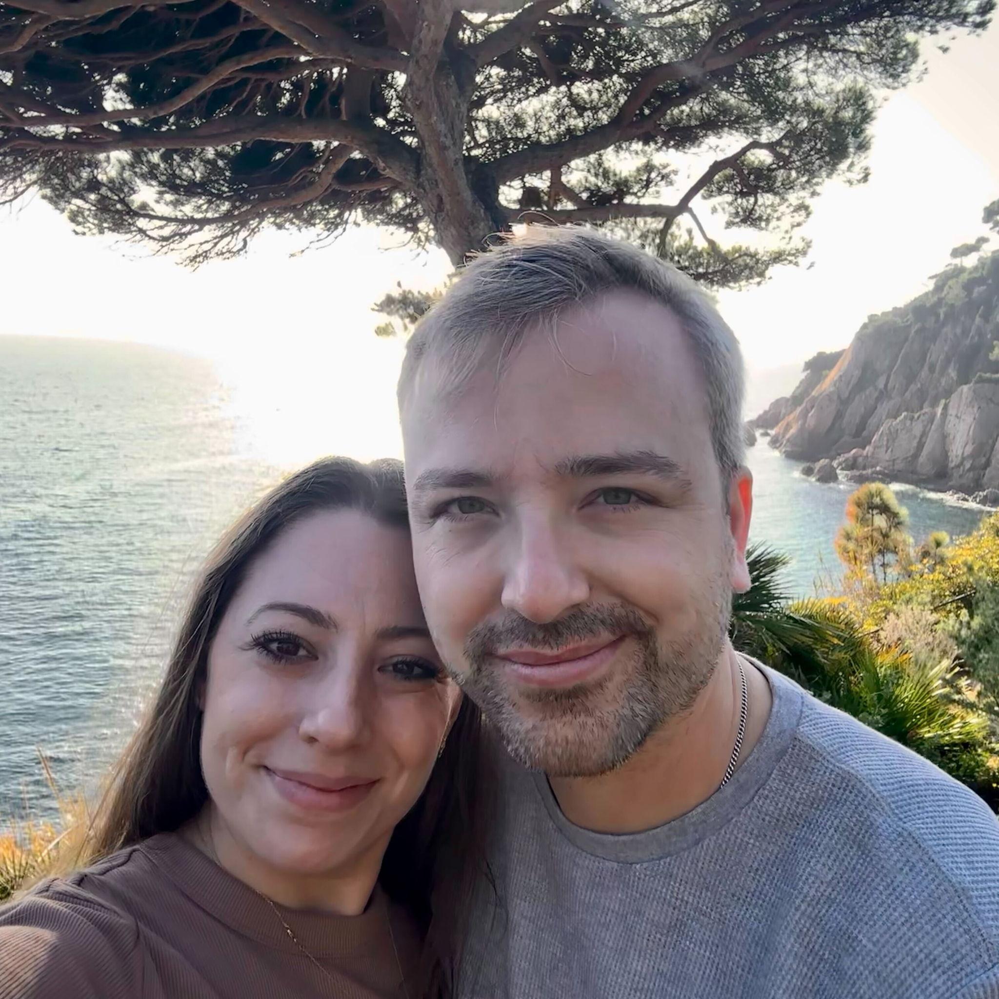 Beautiful views on the coast of Barcelona