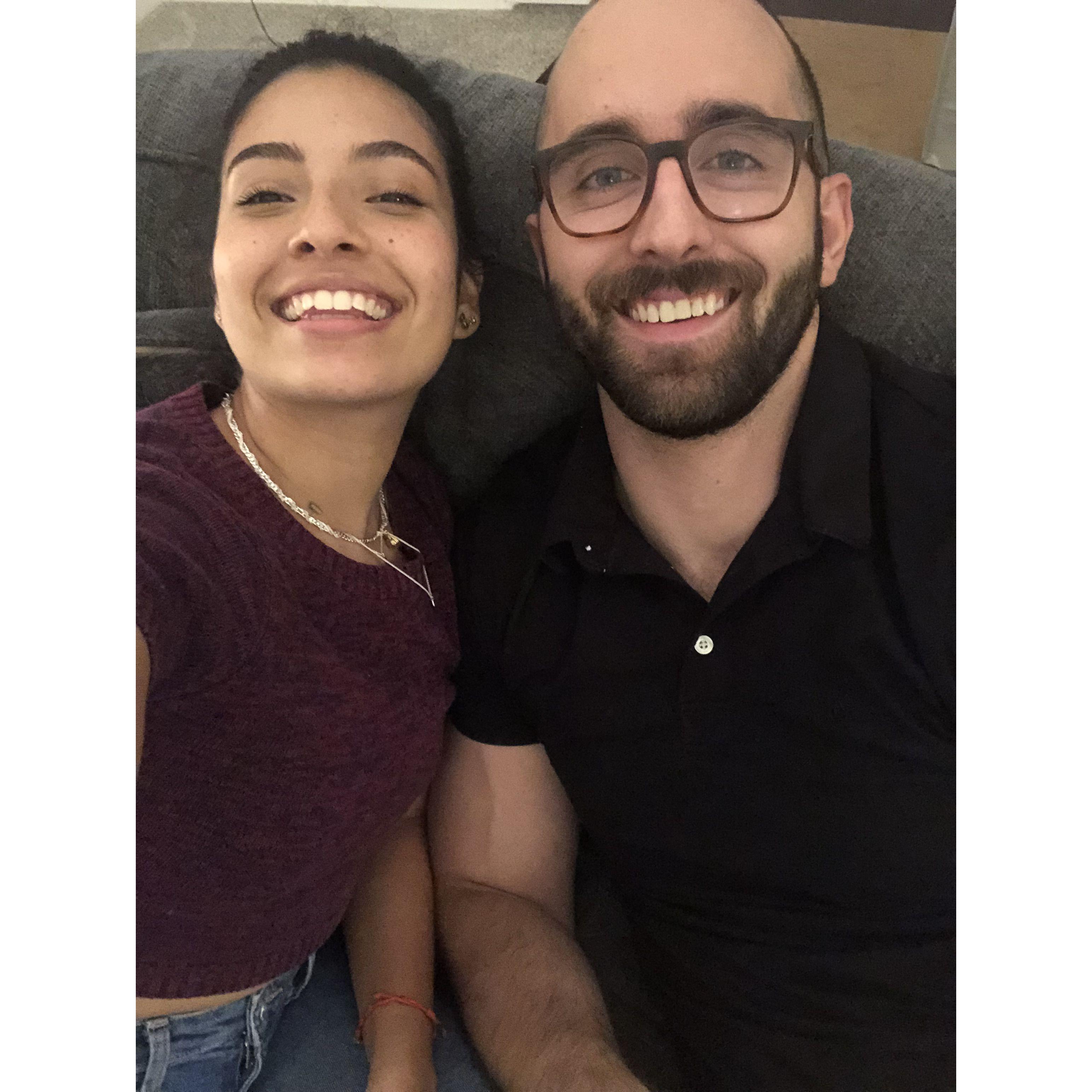 The day we reunited, we moved into our first apartment together! 08/10/2021