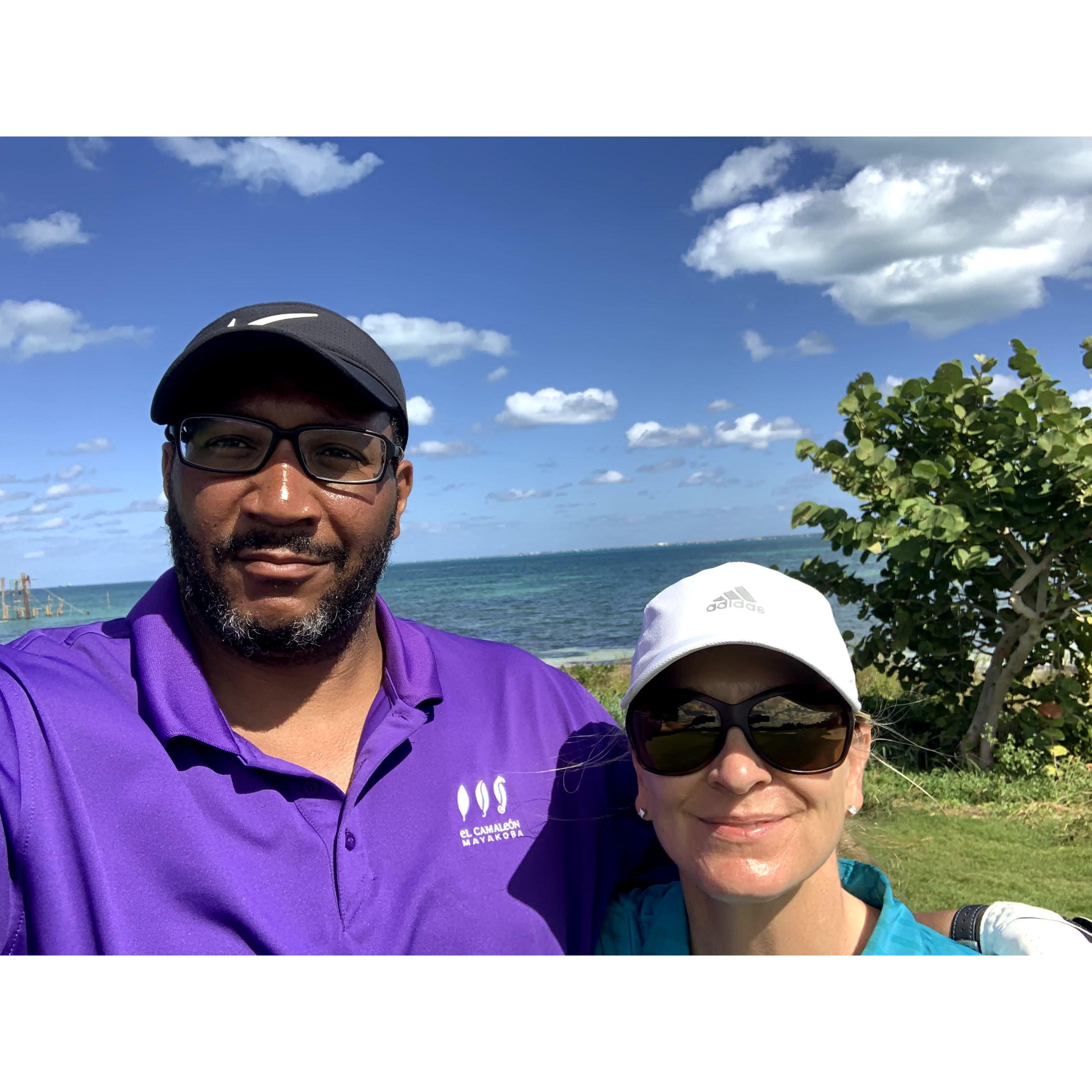 January 2019 trip to Mexico...and we are golfing.