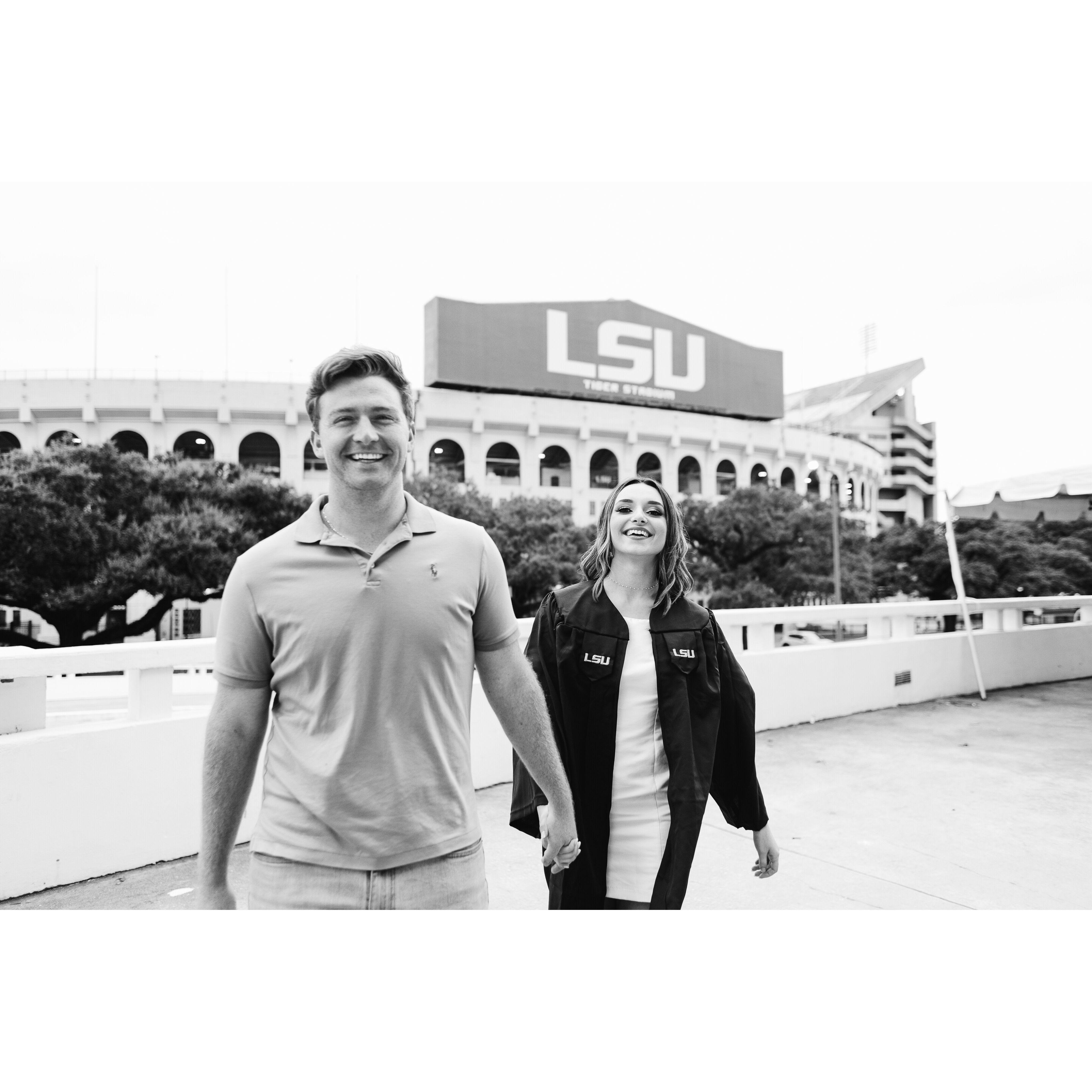 Graduating college would not have been possible without Blake's support!