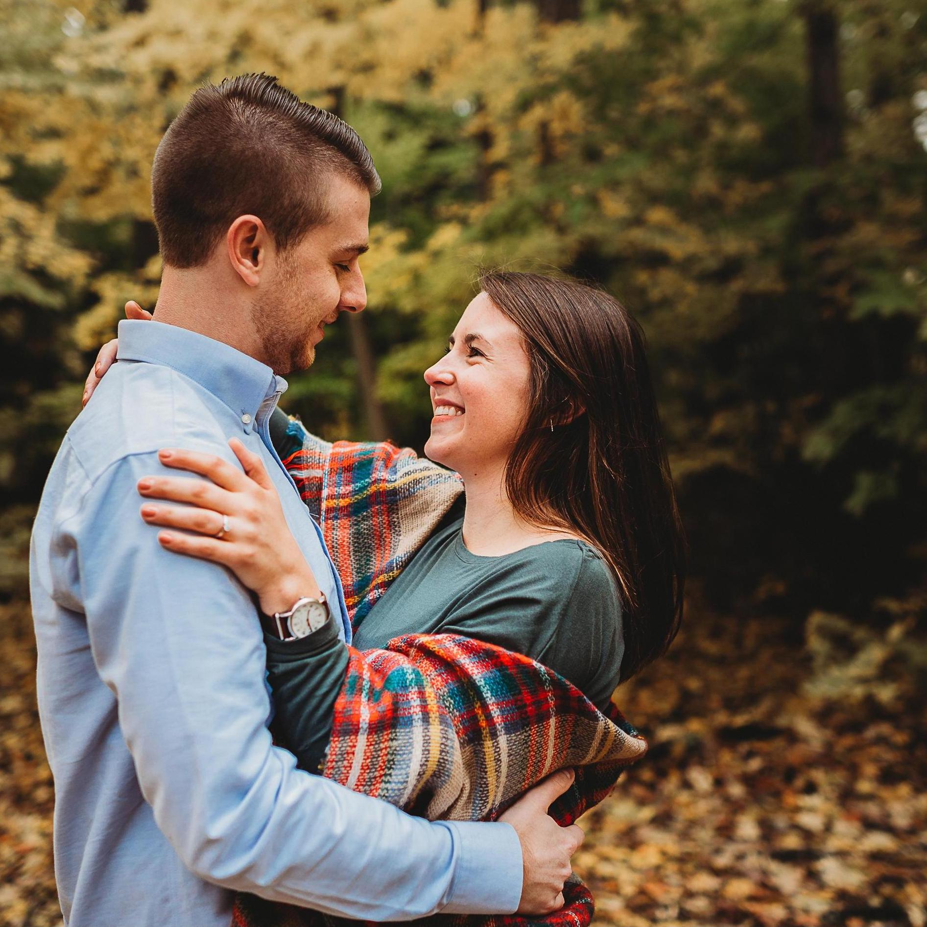 Engagement Photos taken at Chestnut Ridge, 2018