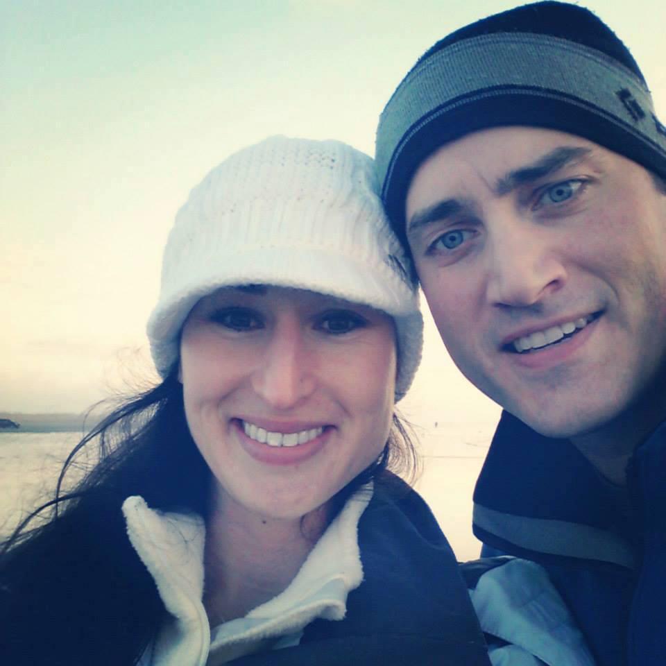 Digging for clams in Long Beach, Washington.