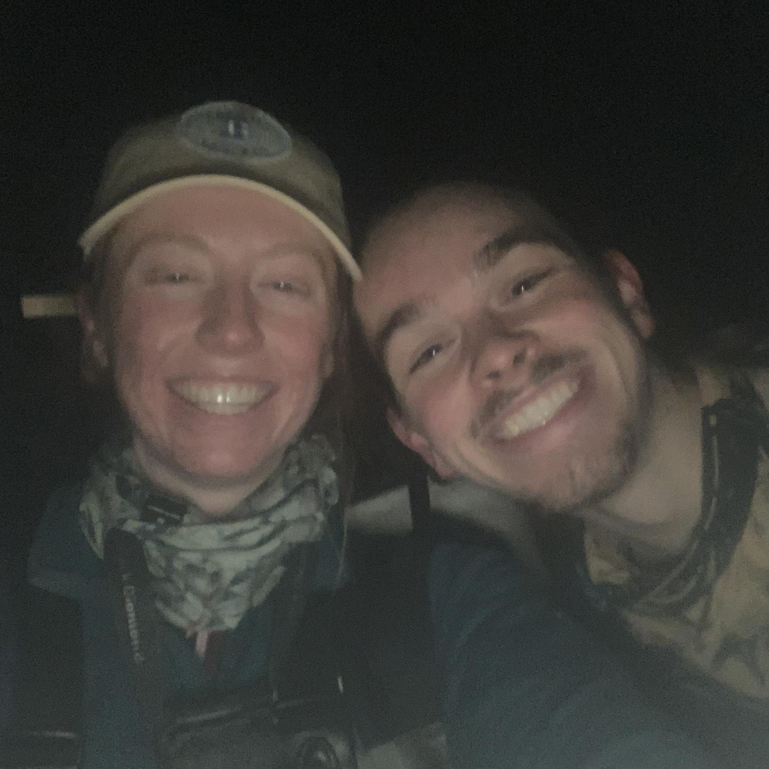 Our first time skiing together was on Cannon’s Mittersill over a measly 3” base of powder. Sparks flew literally (and figuratively☺️)