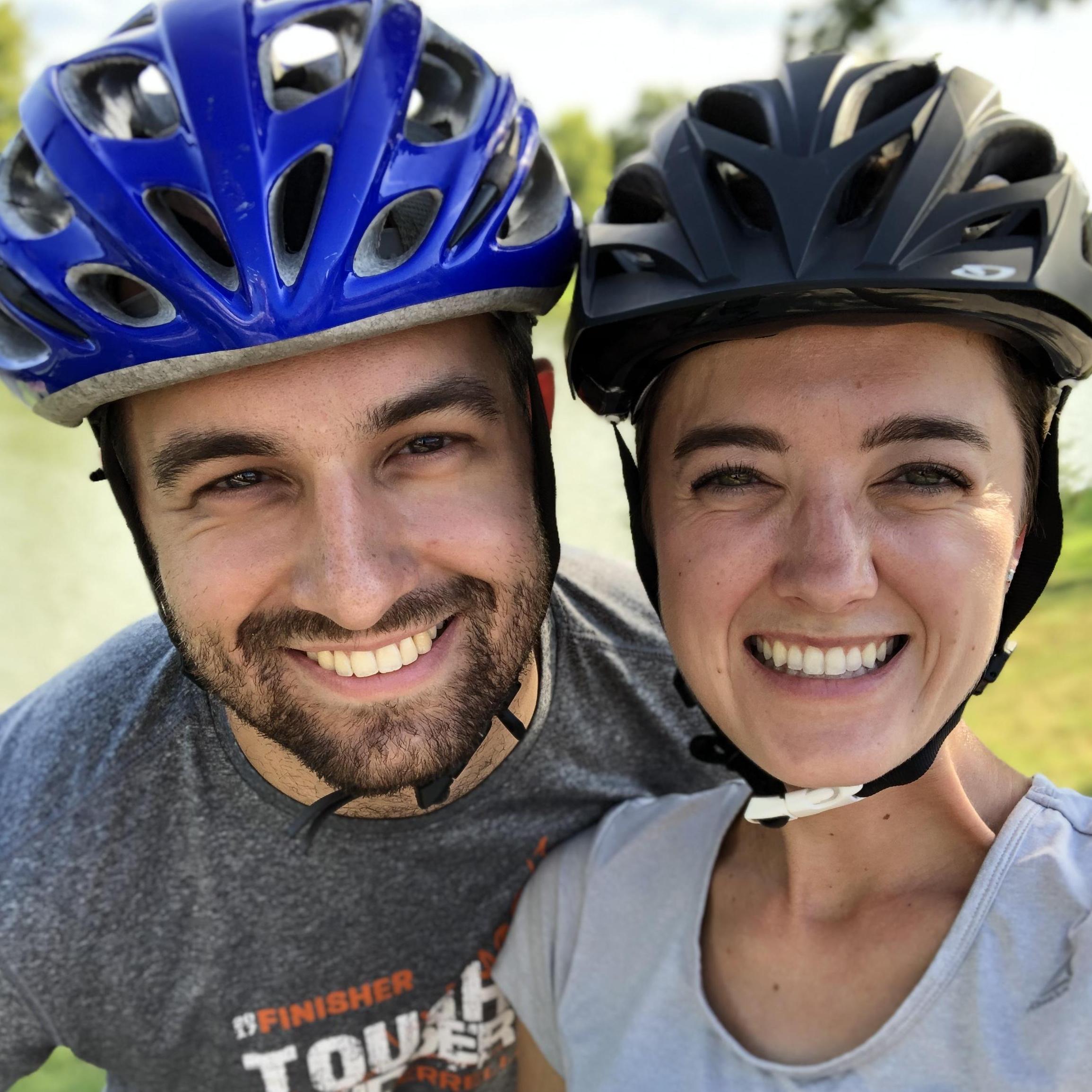 One of our favorite hobbies - biking together!