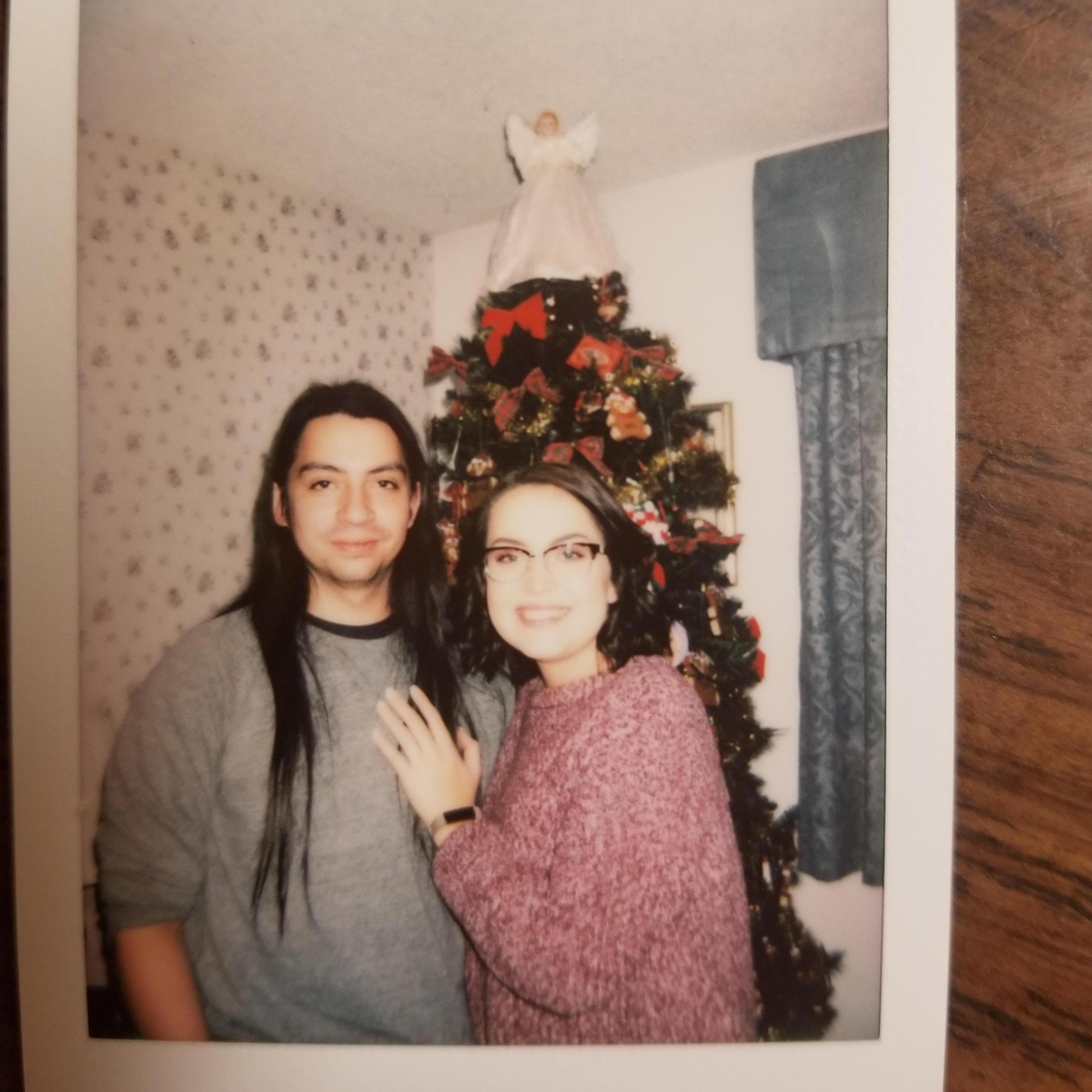A Christmas engagement.