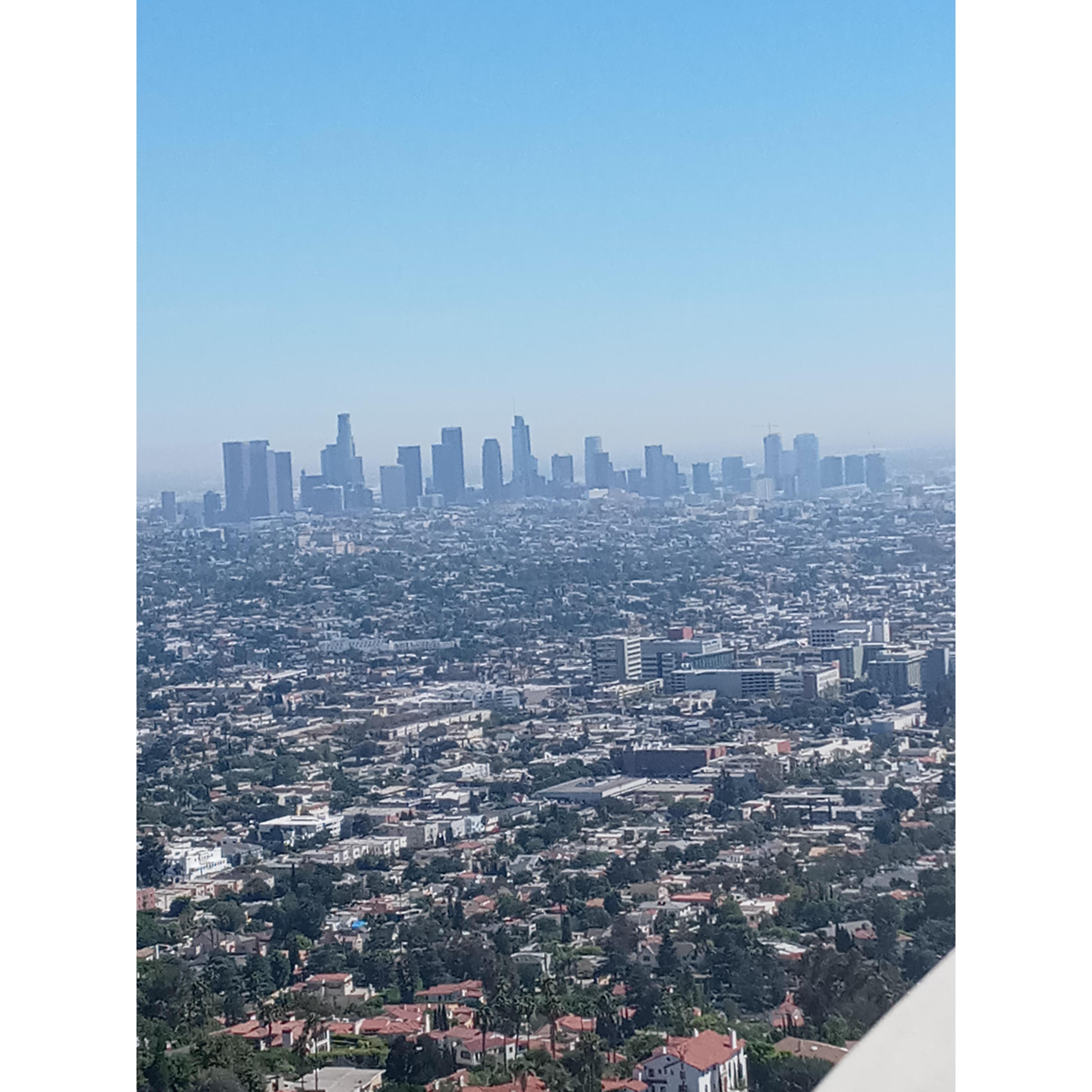 The Griffith Observatory in Los Angeles.