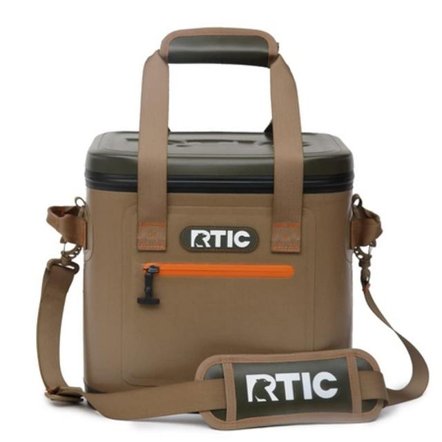 RTIC Soft Cooler 12, Insulated Bag, Leak Proof Zipper, Keeps Ice Cold for Days