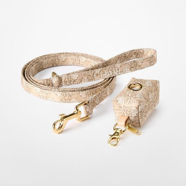 Block Print Dog Leash Set
