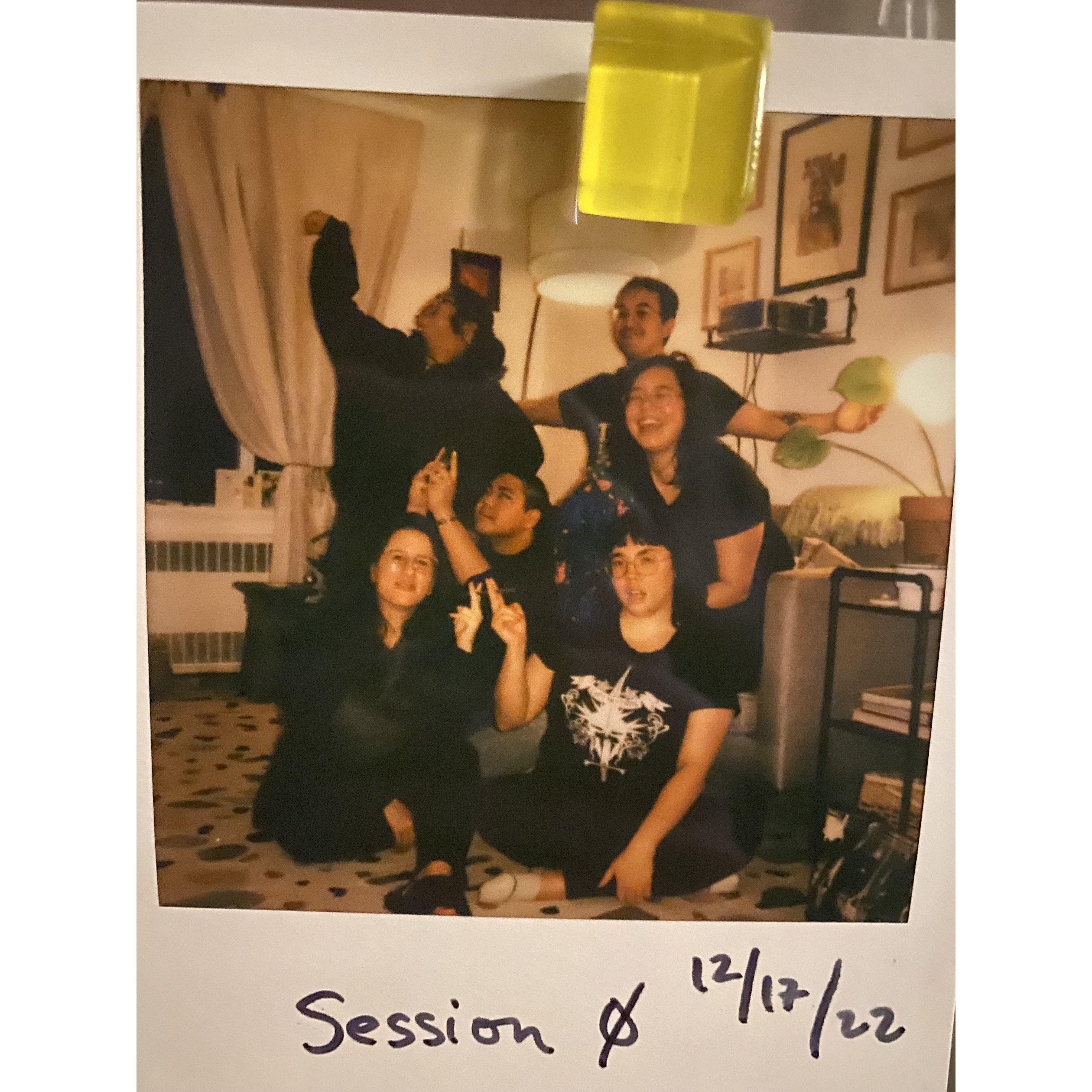 DnD Session 0, The Adventurers = Kevin, Lorraine, Katelynn, & Teresa