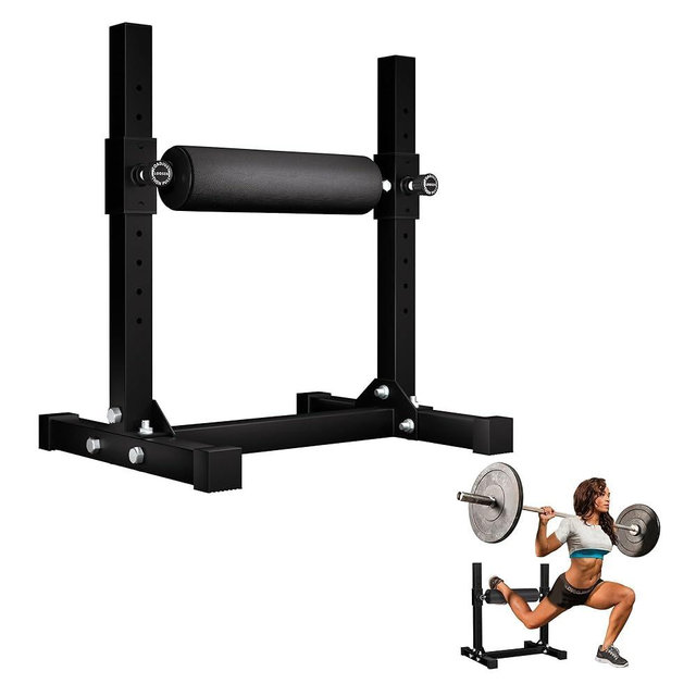 Bulgarian Split Squat Stand, Single Leg Squat Roller, One Leg Squat Stand, Stand-Alone Machine Leg Curl for Lower Body training