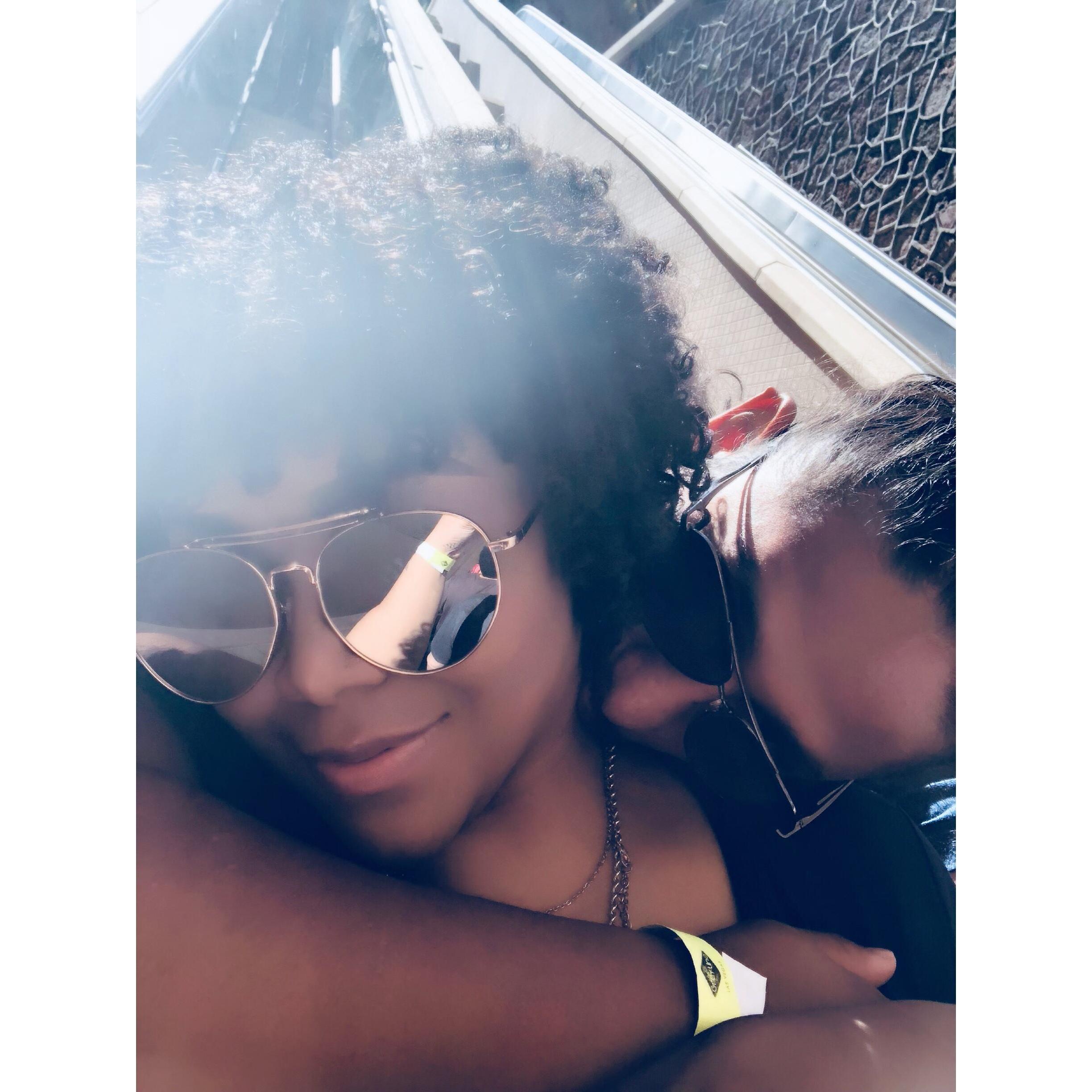 Our first trip together to Las Vegas for the first time.