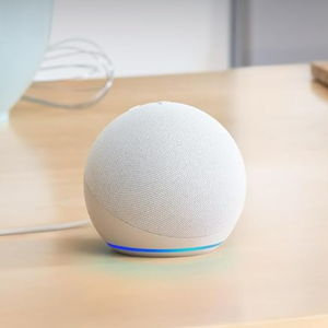 Amazon Echo Dot (newest model) - Vibrant sounding speaker, Designed for Alexa+, Great for bedrooms, dining rooms and offices, Glacier White