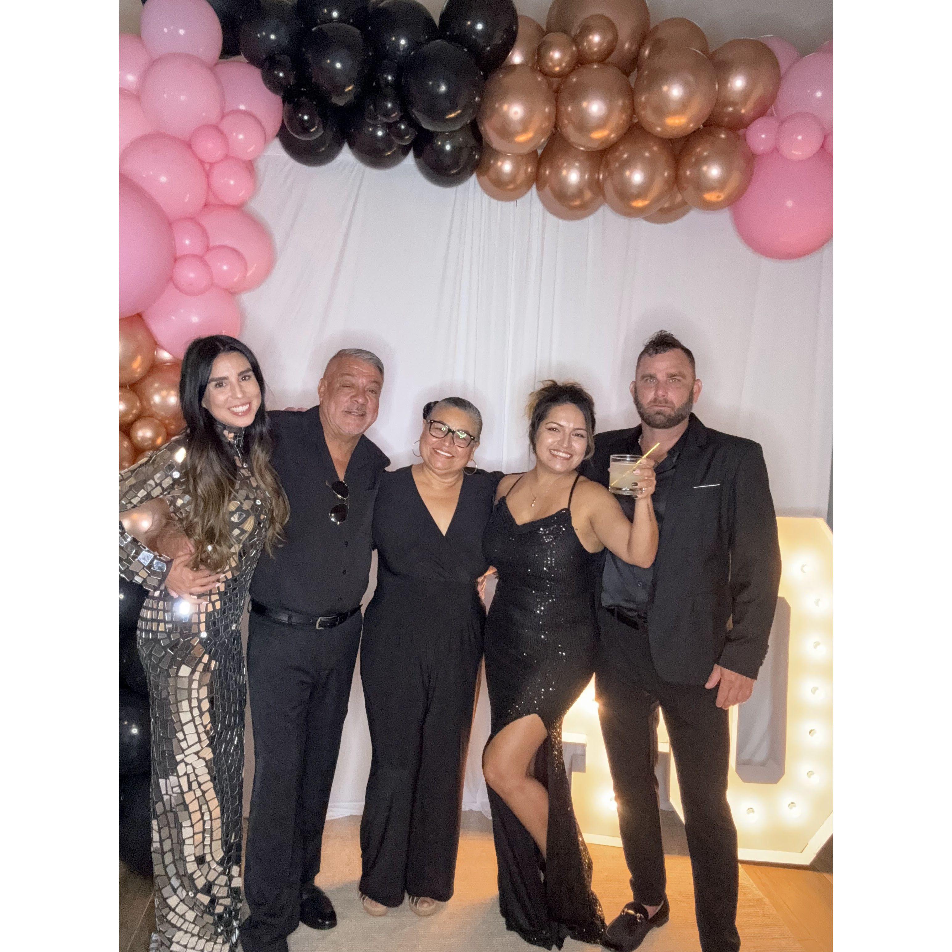 First party together- Laila's 40th in ATX