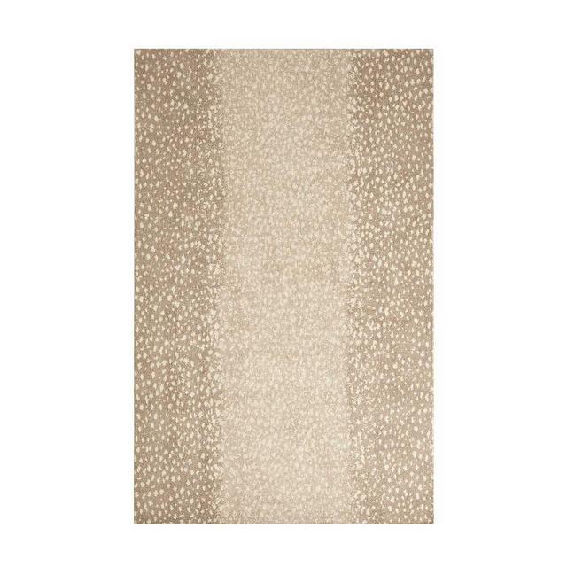 Sarrel Printed Rug, 5 x 8', Neutral Multi