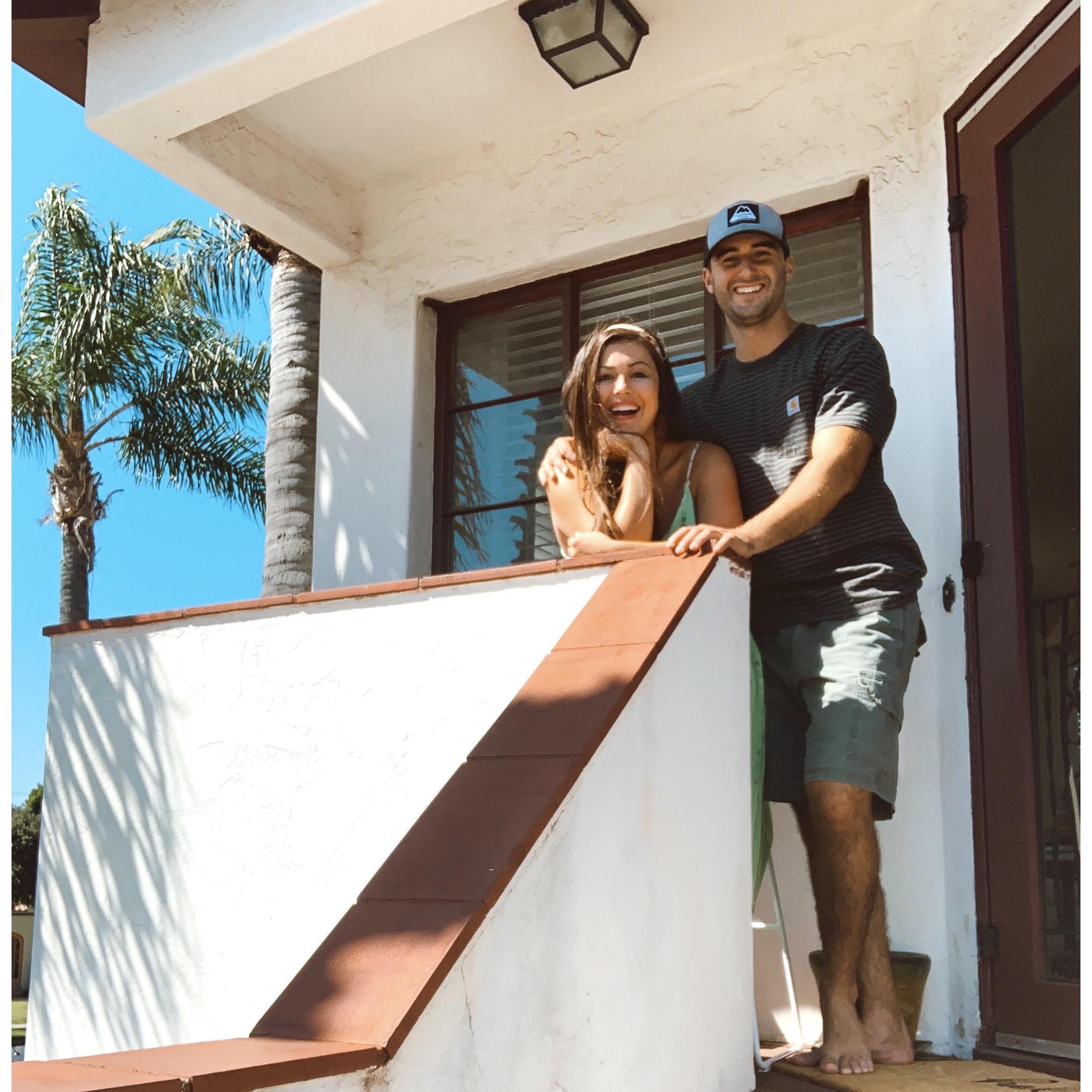 Moving into our new home in Coronado, San Diego. Officially beach bums <3