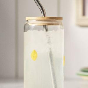 Icon Juice Glass Tumbler with Lid