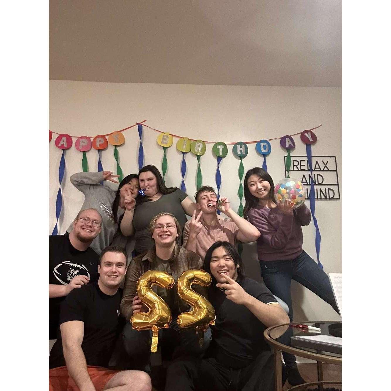 Happy 22nd B-day with Friends
